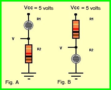 photo resistor voltage divider