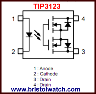 TIP3123 solid state relay.