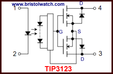 TIP3123 internal SSR internal diagram.