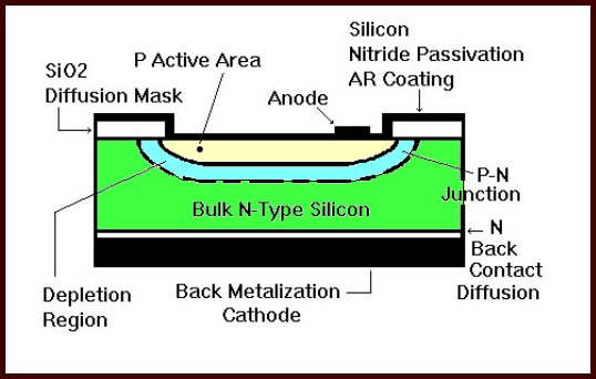 Photodiode internal construction.