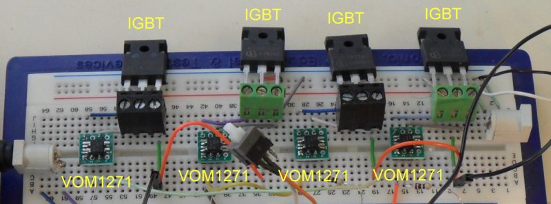 All IGBT based H-bridge motor control photo.