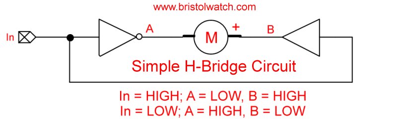Basic one input H-Bridge.