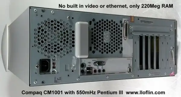 Compaq Presario CM1001 Series computer circa 1999.